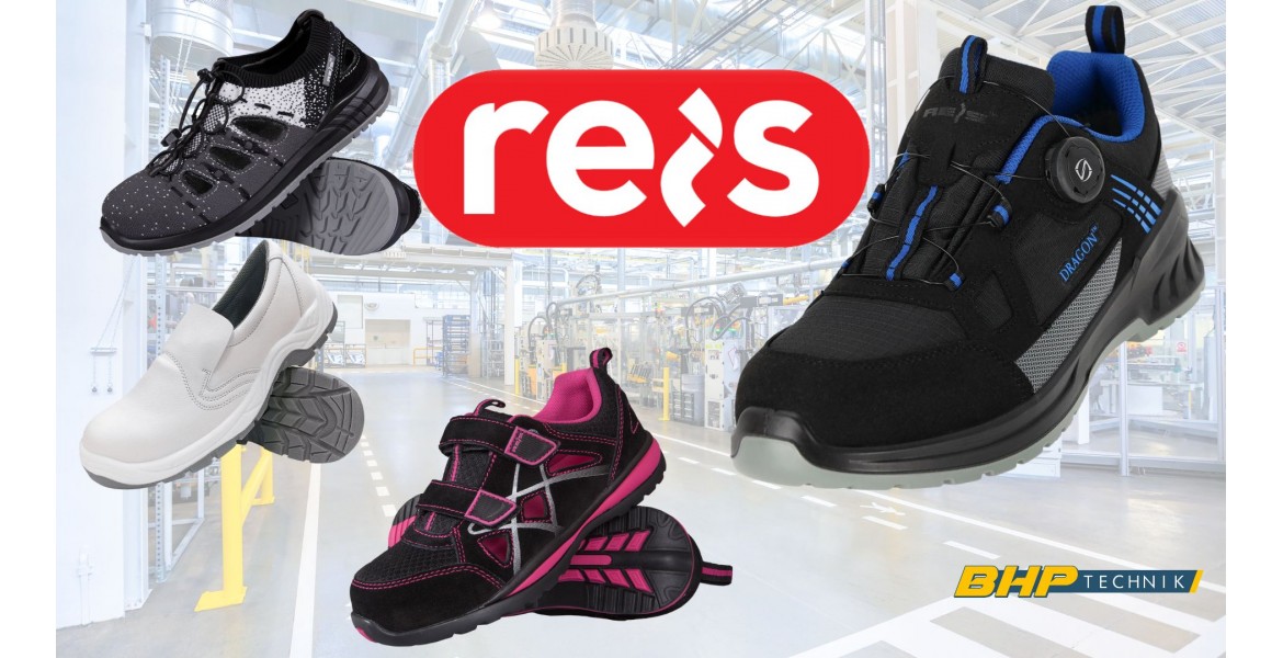 Buty robocze bez sznurówek REIS - komfort i szybkość zakładania.